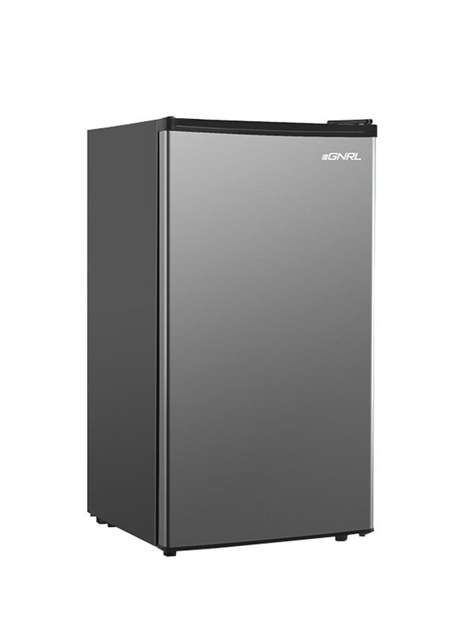 EGNRL 140L Gross/83L Net Capacity, Single Door Refrigerator, EGR140S | Fast Cooling, Energy Saving & Low Noise |Recessed Handle, R600A, Inside Condenser, Dark Silver Color, One Year Warranty 80 W 6290361455272 Dark Silver - Image 1