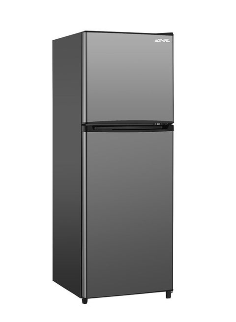 195L Gross/127L Net Capacity, Double Door Refrigerator, EGR195S | Fast Cooling, Energy Saving & Low Noise |Recessed Handle, R600A, Inside Condenser, Dark Silver Color, One Year Warranty 120 W 6290361455265 Dark Silver