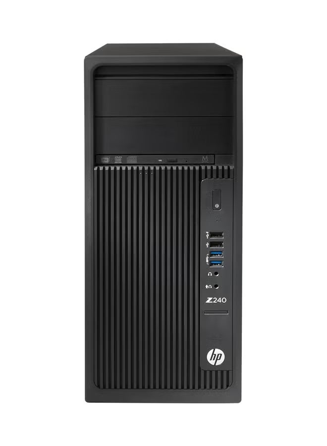 HP Renewed HP Z240 TWOER PC With Core i7-7700 Processor/16GB RAM/256GB SSD / 1TB HDD/Intel HD Graphics - Black - Image 1