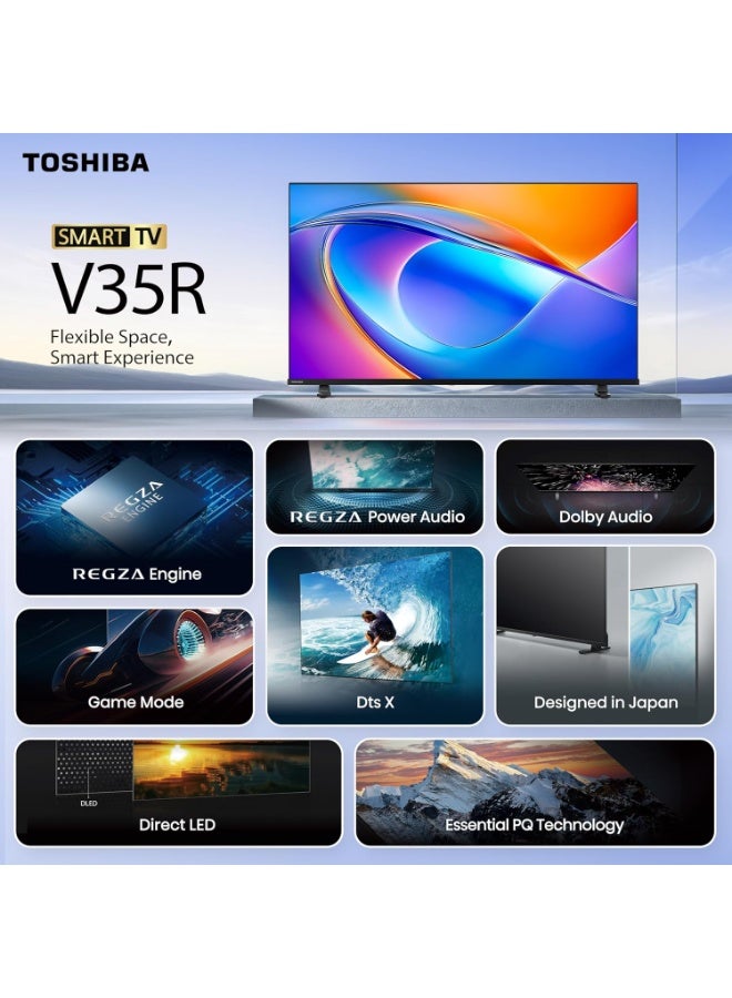 توشيبا 43-inch HD Smart TV 43V35RP black - Image 2