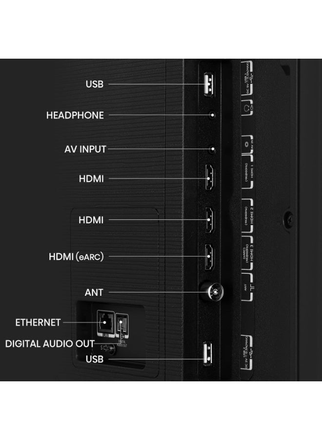 توشيبا 55-inch 4K UHD Smart QLED TV, M450RP Series 55M450RP black - Image 4
