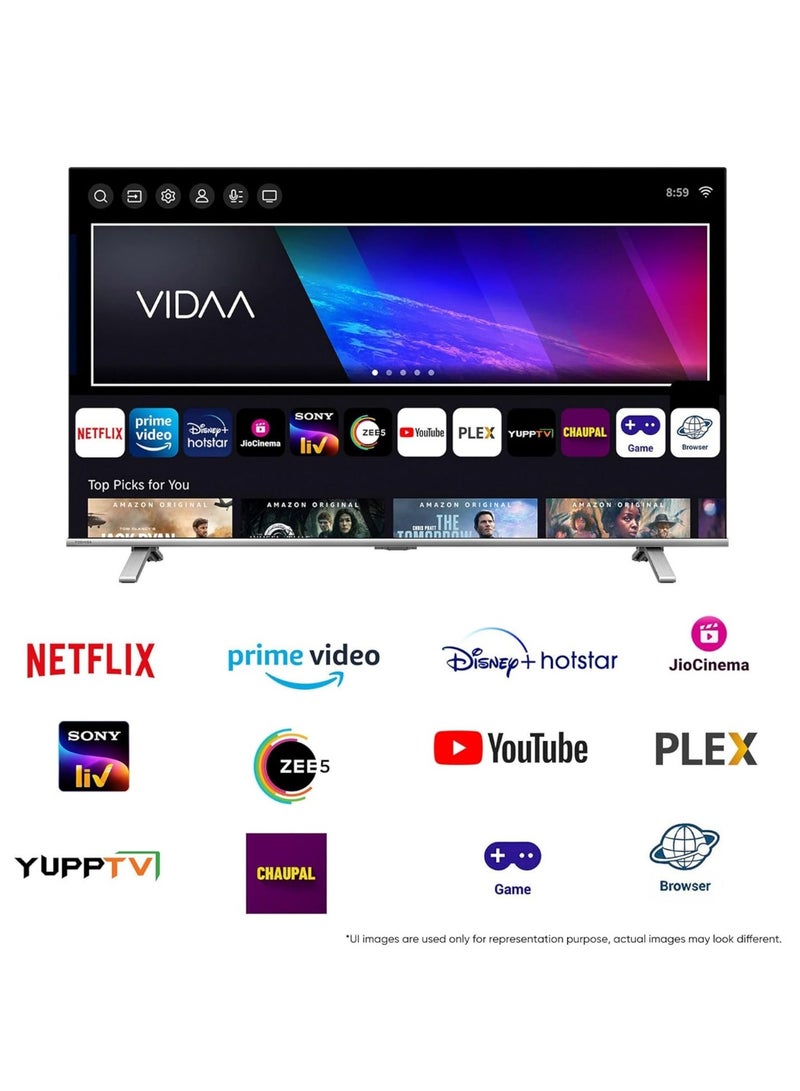 توشيبا 55-inch 4K UHD Smart QLED TV, M450RP Series 55M450RP black - Image 2