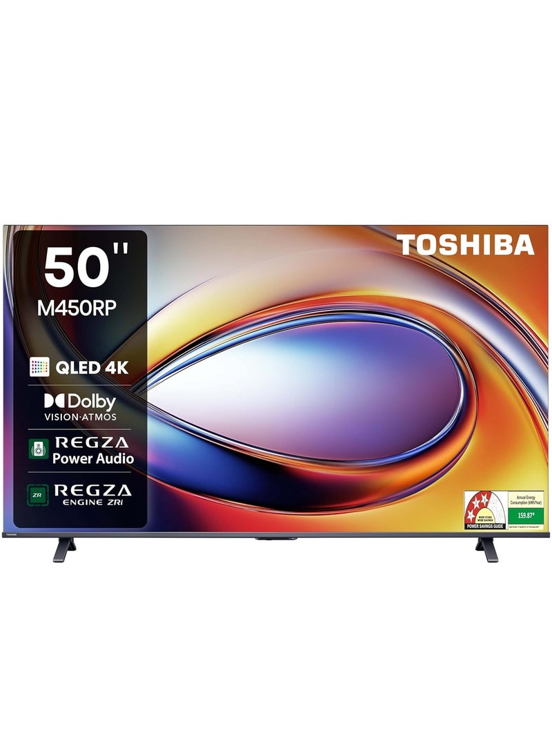 توشيبا 65-inch 4K UHD Smart QLED TV, M450RP Series 65M450RP black - Image 1