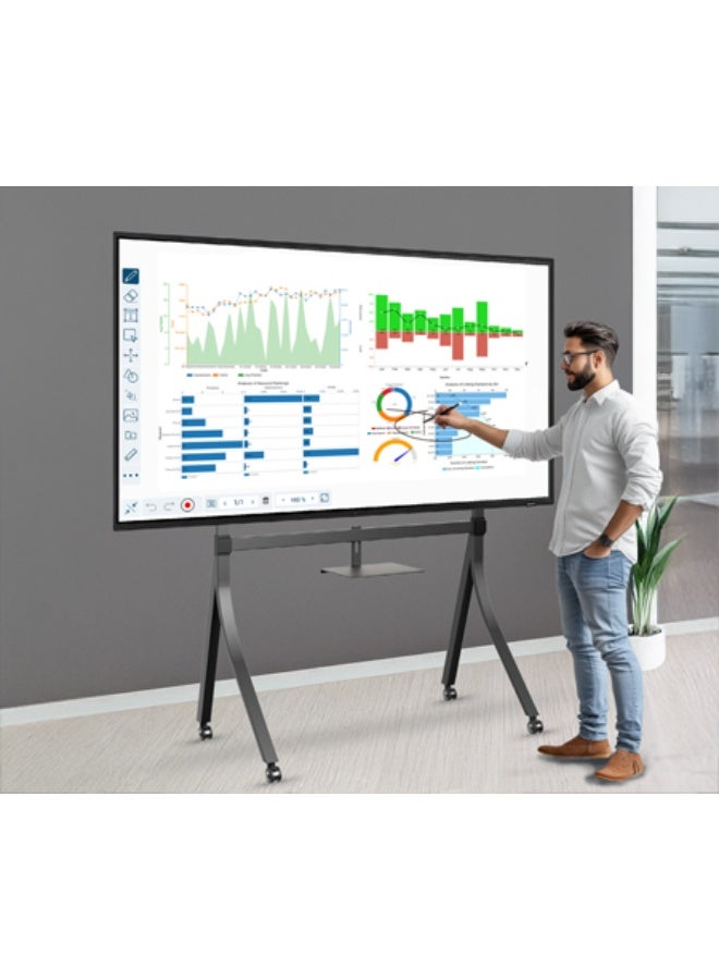 Sharp PN-VC864H 86" 4K Ultra HD Intelligent Interactive Touch Board – Smart Collaboration Display for Meeting Rooms & Classrooms PN-VC864H Black - Image 3