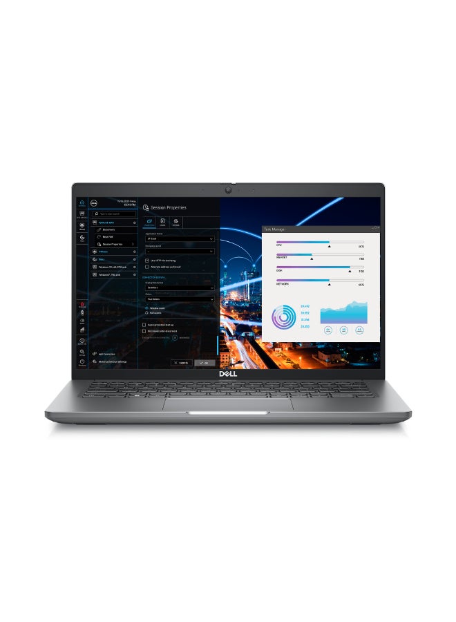 ديل Latitude 5450 Laptop With 14 Inch Full HD (1920X1080) Display, Core Ultra 7 155U vPro Processor/16GB DDR5 RAM/512GB SSD/Windows 11 Pro/ English/Arabic Gray - Image 1