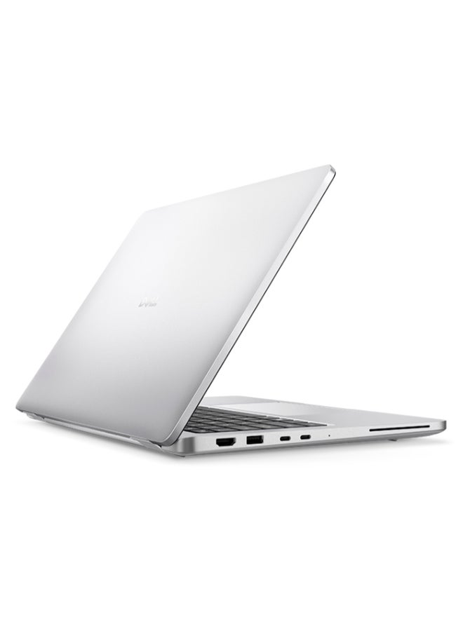 DELL Pro 14 Plus Laptop With 14 Inch Full HD (1920x1080) Display, Intel Core Ultra 7-255U Processor/16GB RAM DDR5/512GB SSD/Intel Graphics/DOS(Without Windows)/ English/Arabic Platinum silver - Image 5