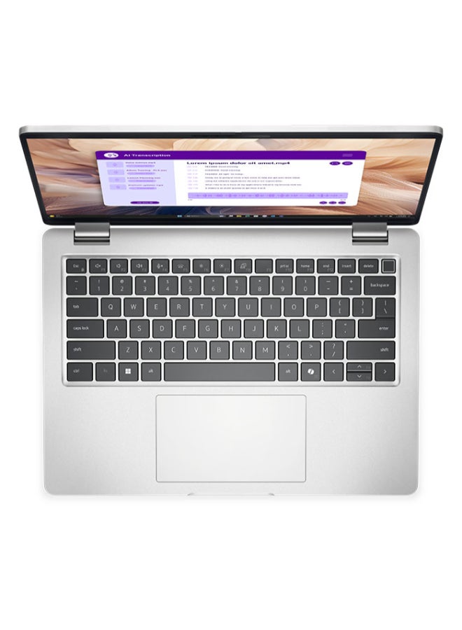 DELL Pro 14 Plus Laptop With 14 Inch Full HD (1920x1080) Display, Intel Core Ultra 7-255U Processor/16GB RAM DDR5/512GB SSD/Intel Graphics/DOS(Without Windows)/ English/Arabic Platinum silver - Image 4