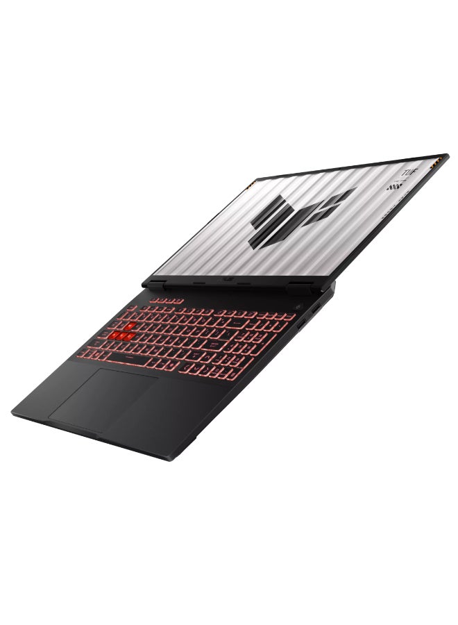 أسوس لابتوب ألعاب TUF بشاشة IPS مقاس 16 بوصة بدقة WUXGA (1920x1200) ومعدل تحديث 144 هرتز، معالج Intel Core 7 2600، ذاكرة وصول عشوائي 16 جيجابايت DDR5، قرص صلب SSD بسعة 1 تيرابايت، بطاقة رسومات Nvidia GeForce RTX 5050 بسعة 6 جيجابايت، نظام تشغيل DOS (بدون ويندوز)، يدعم اللغتين الإنجليزية والعربية، لون رمادي ميكانيكي الإنجليزية/العربية - Image 5