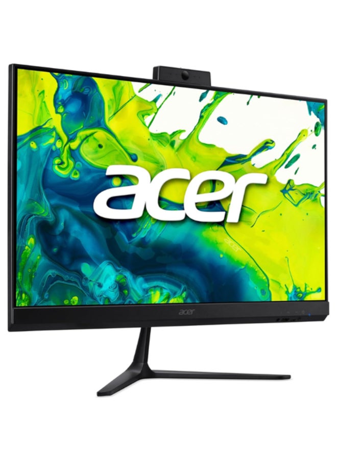 Acer AIO Aspire C24 With 23.8 Inch Full HD (1920x1080) Display, Core 5-120U Processor/16GB RAM DDR5/512GB SSD/Intel Graphics/DOS(Without Windows)/ English/Arabic Black - Image 3
