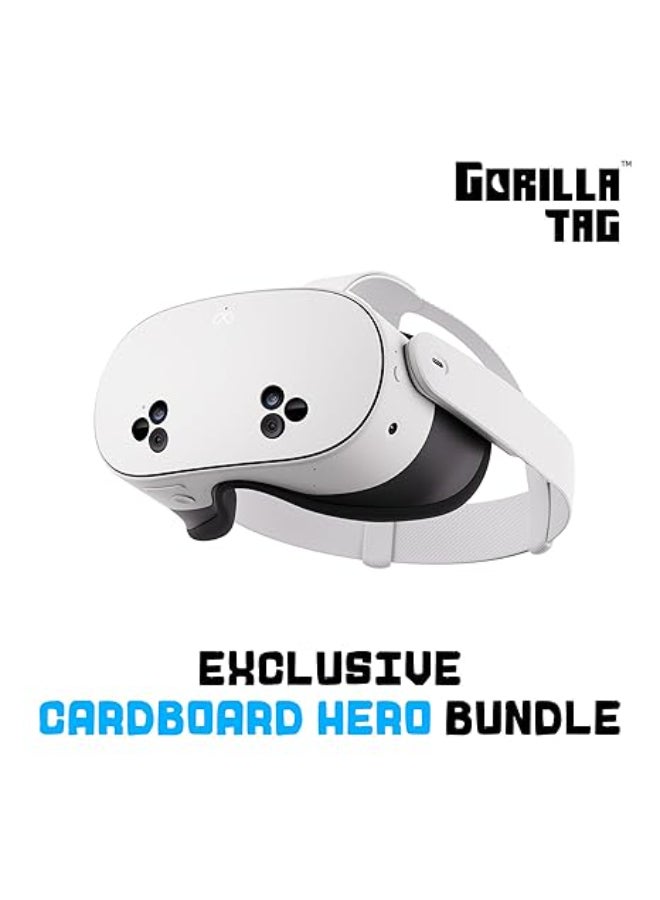 Meta Quest 3S 128GB - Gorilla Tag Cardboard Hero Bundle White - Image 1