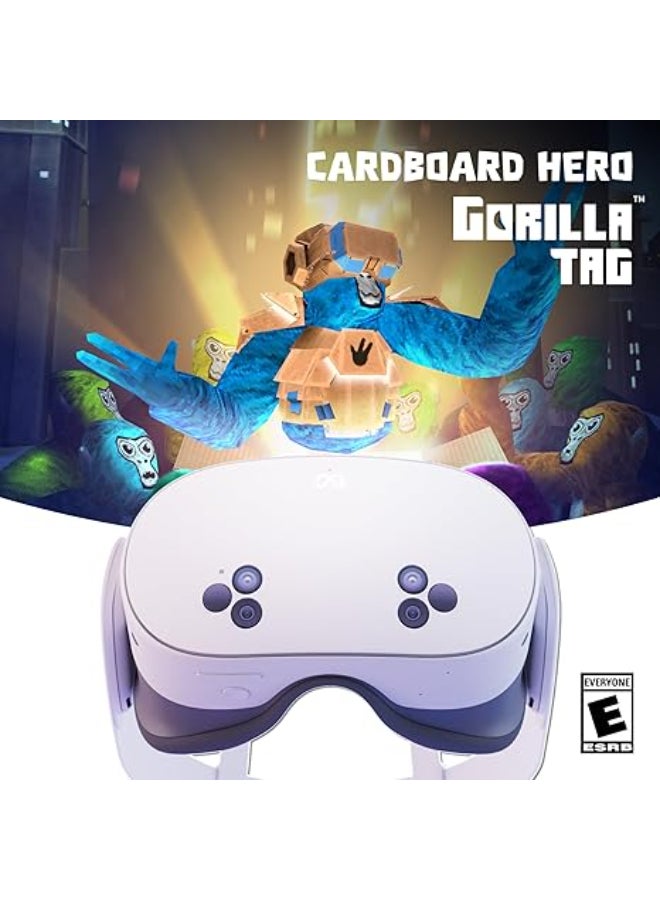 Meta Quest 3S 128GB - Gorilla Tag Cardboard Hero Bundle White - Image 2