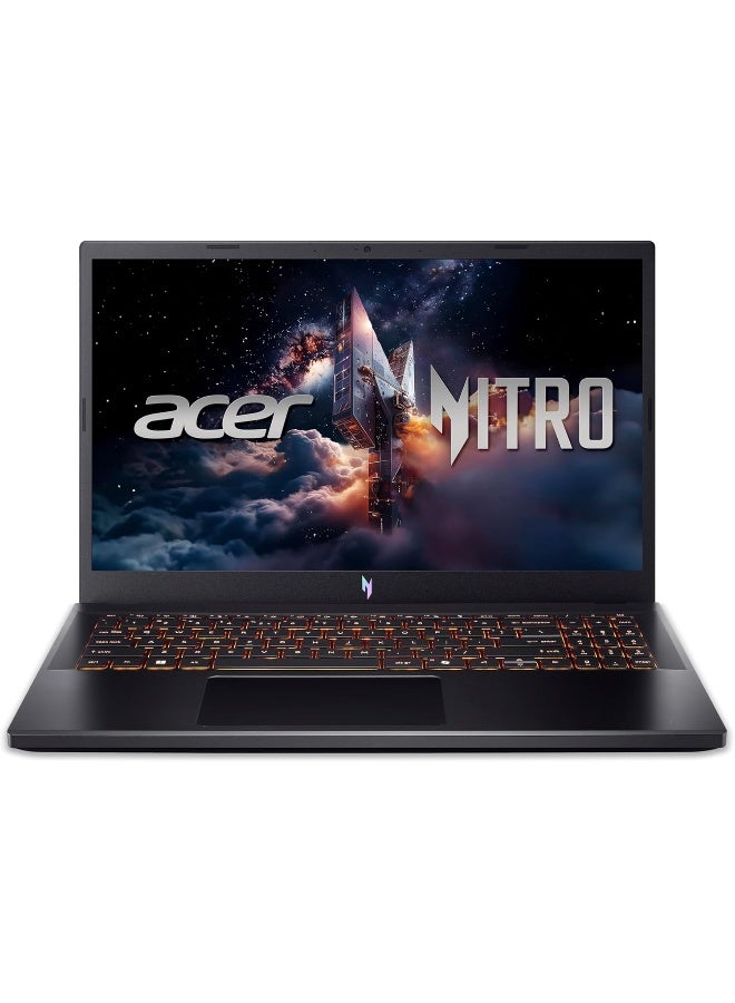 أيسر Nitro 15 Gaming Laptop Intel Core i9-13900H, 16GB RAM, 512GB SSD, 15.6 FHD 165Hz, NVIDIA GeForce RTX 5060 8GB, Windows 11 Home English Obsidian Black - Image 1