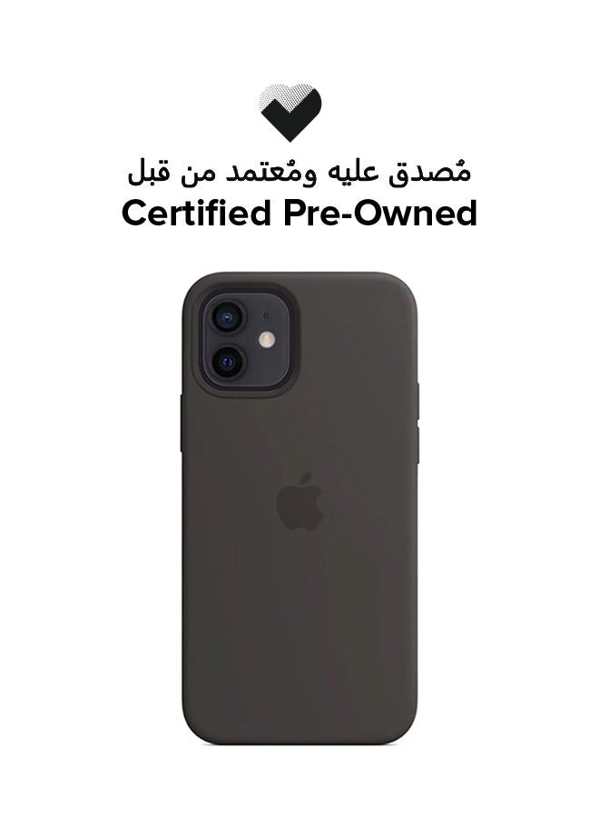 ابل  Certified Pre Owned - iPhone 12 | 12 Pro Silicone Case With MagSafe black - Image 1