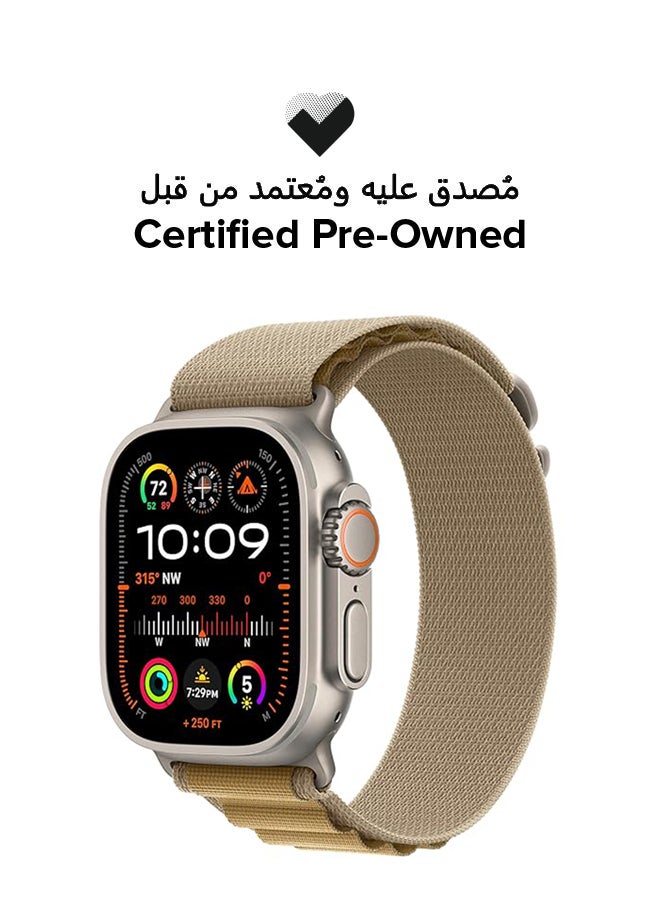 ابل  Certified Pre Owned - Watch Band Alpine Loop 49mm Tan - Image 1