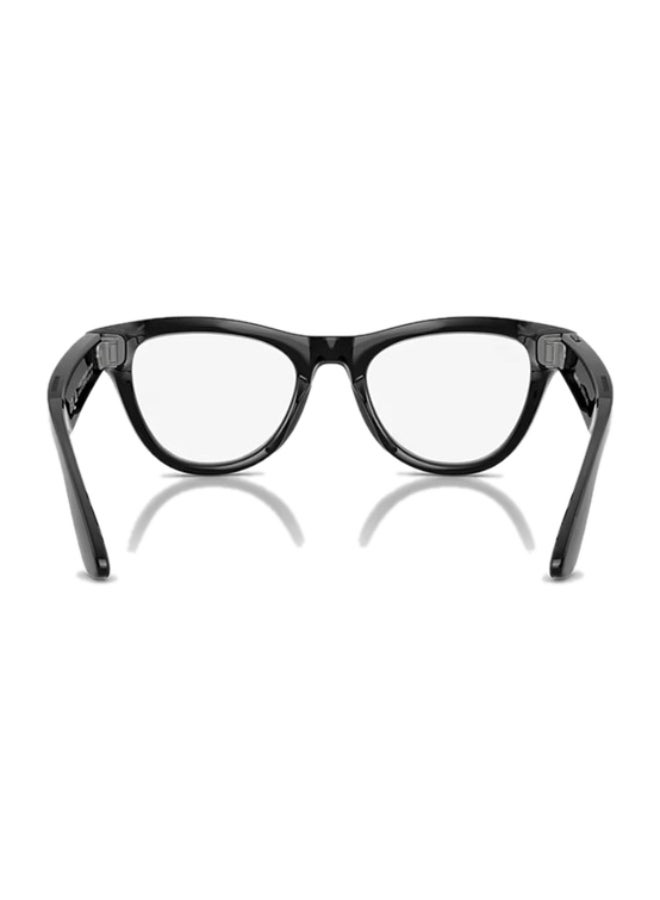 راي بان META SKYLER (Gen 2) Frame Shiny Black Lenses Clear Shiny Black - Image 3