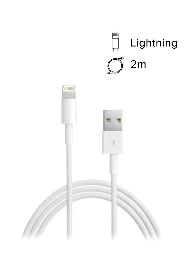 ابل  معتمد مسبقًا - كابل Lightning إلى USB بطول 2 متر - Image 2