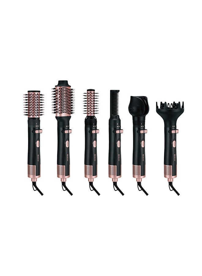 Rebune Professional Automatic Hair Styler 6 in 1 - 1200W - RE-2158 black - Image 2