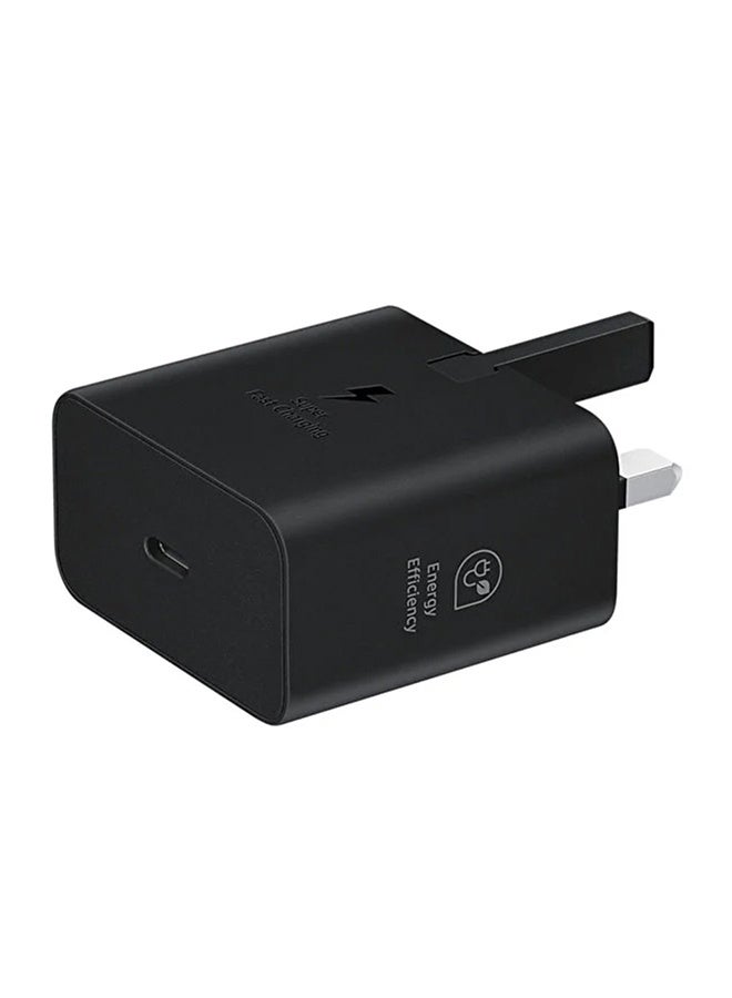 Samsung 25W power adapter with 1M cable 3A (Low Standby) Black - Image 3