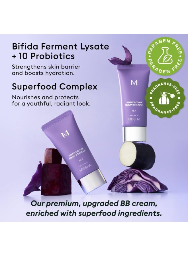 Missha, Perfect Cover Serum B.B Cream, No. 23 Natural Beige, 1.18 fl oz (35 ml) No.23 (Natural Beige) - Image 5