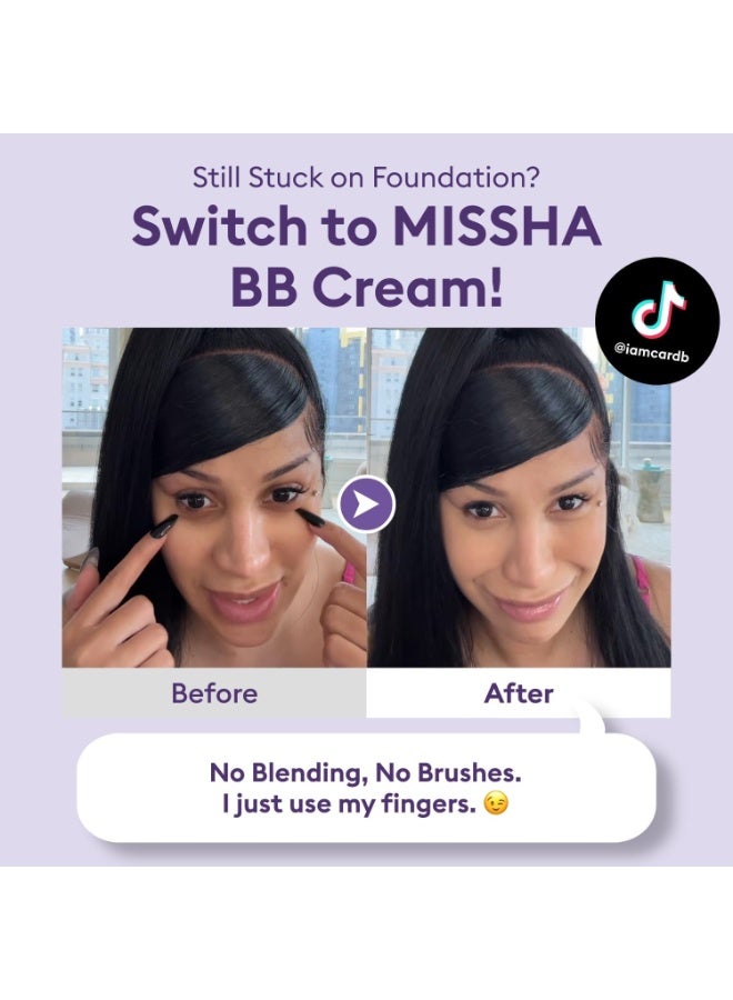 Missha, Perfect Cover Serum B.B Cream, No. 23 Natural Beige, 1.18 fl oz (35 ml) No.23 (Natural Beige) - Image 2