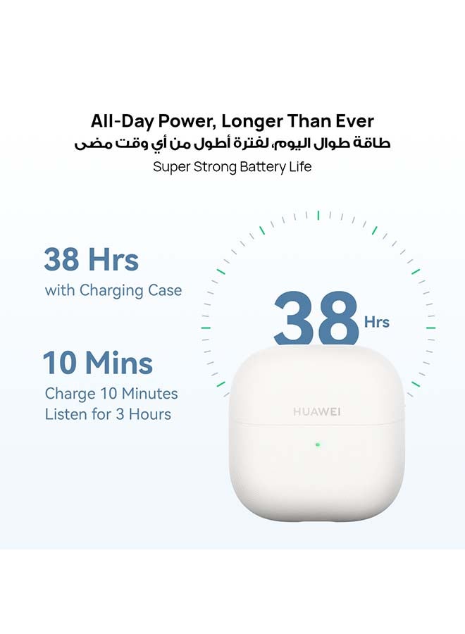 HUAWEI FreeClip 2 Wireless Earphones, Bluetooth Earbuds, Airy C-bridge Design, Adaptive Open-ear Listening, Crystal-clear Calls, 38 Hours Long Battery Life, Compatible with iOS & Android, IP57 With Free Loss Care Black - Image 3