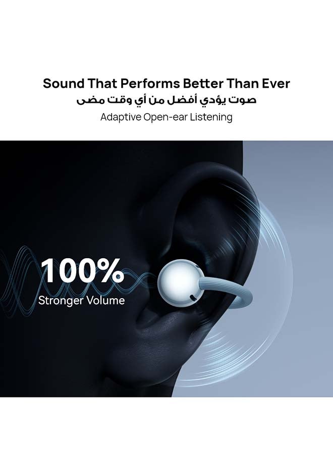 HUAWEI FreeClip 2 Wireless Earphones, Bluetooth Earbuds, Airy C-bridge Design, Adaptive Open-ear Listening, Crystal-clear Calls, 38 Hours Long Battery Life, Compatible with iOS & Android, IP57 With Free Loss Care Black - Image 5