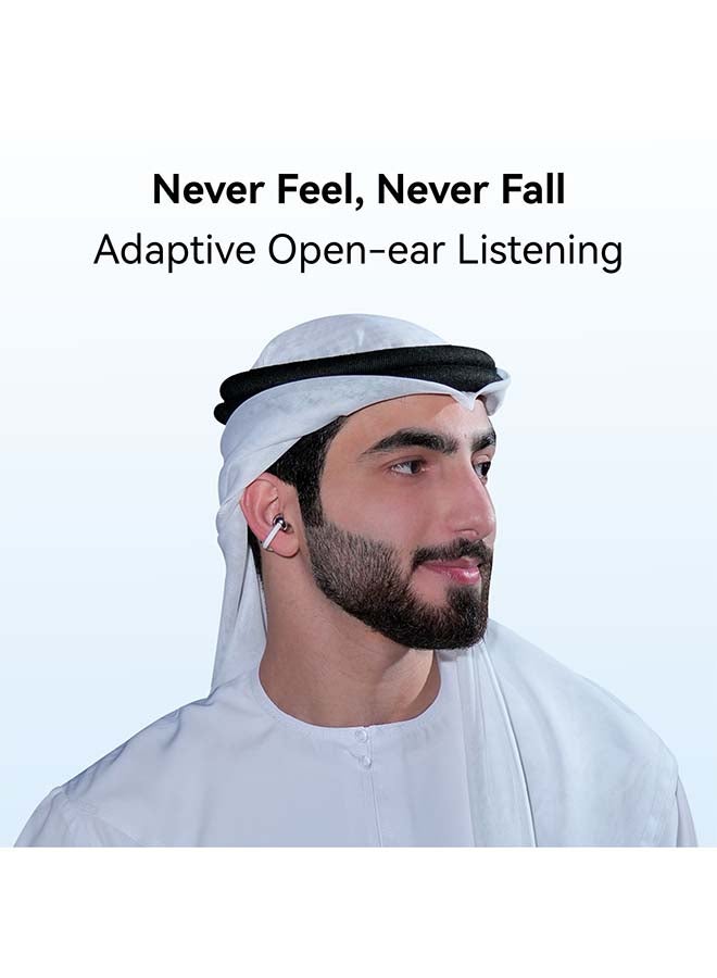 FreeClip 2 Wireless Earphones, Bluetooth Earbuds, Airy C-bridge Design, Adaptive Open-ear Listening, Crystal-clear Calls, 38 Hours Long Battery Life, Compatible with iOS & Android, IP57 With Free Loss Care Black image 6