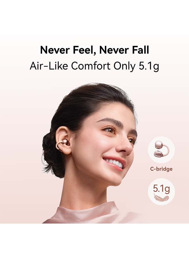 هواوي سماعات أذن لاسلكية FreeClip 2، سماعات بلوتوث، تصميم C-bridge خفيف، استماع مفتوح متكيف، مكالمات واضحة كريستالية، 38 ساعة من عمر البطارية الطويل، متوافقة مع iOS و Android، IP57 مع رعاية فقدان مجانية - Image 5