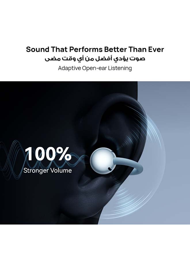 HUAWEI FreeClip 2 Wireless Earphones, Bluetooth Earbuds, Airy C-bridge Design, Adaptive Open-ear Listening, Crystal-clear Calls, 38 Hours Long Battery Life, Compatible with iOS & Android, IP57 With Free Loss Care Blue - Image 5