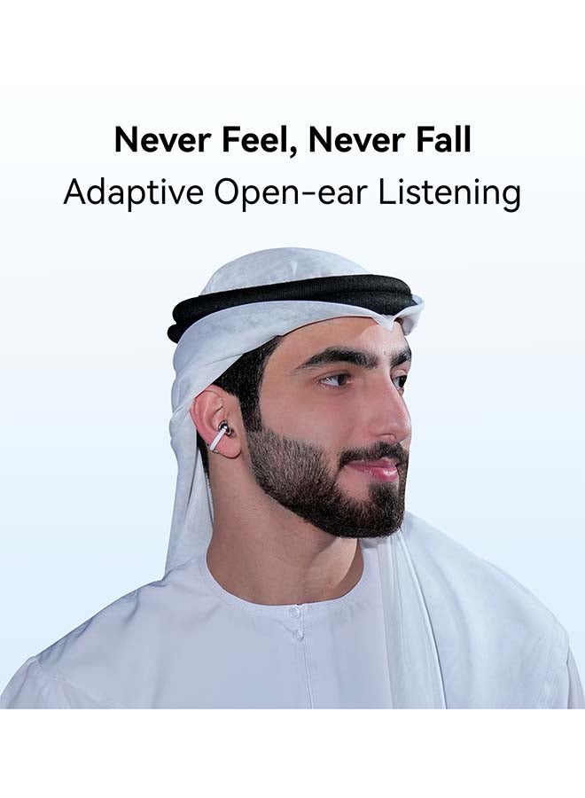 هواوي سماعات أذن لاسلكية FreeClip 2، سماعات بلوتوث، تصميم C-bridge خفيف، استماع مفتوح متكيف، مكالمات واضحة كريستالية، 38 ساعة من عمر البطارية الطويل، متوافقة مع iOS و Android، IP57 - Image 5