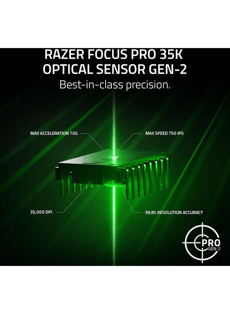 ASUS Razer Viper V3 Pro Counter Strike 2 Edition Computer Mouse, 54g Lightweight Design, 35K Gen 2 DPI Optical Sensor, Up To 95H Battery Life, Optical Mouse Switches Gen 3, Gold | RZ01-05120800-R3M1 gold - Image 5