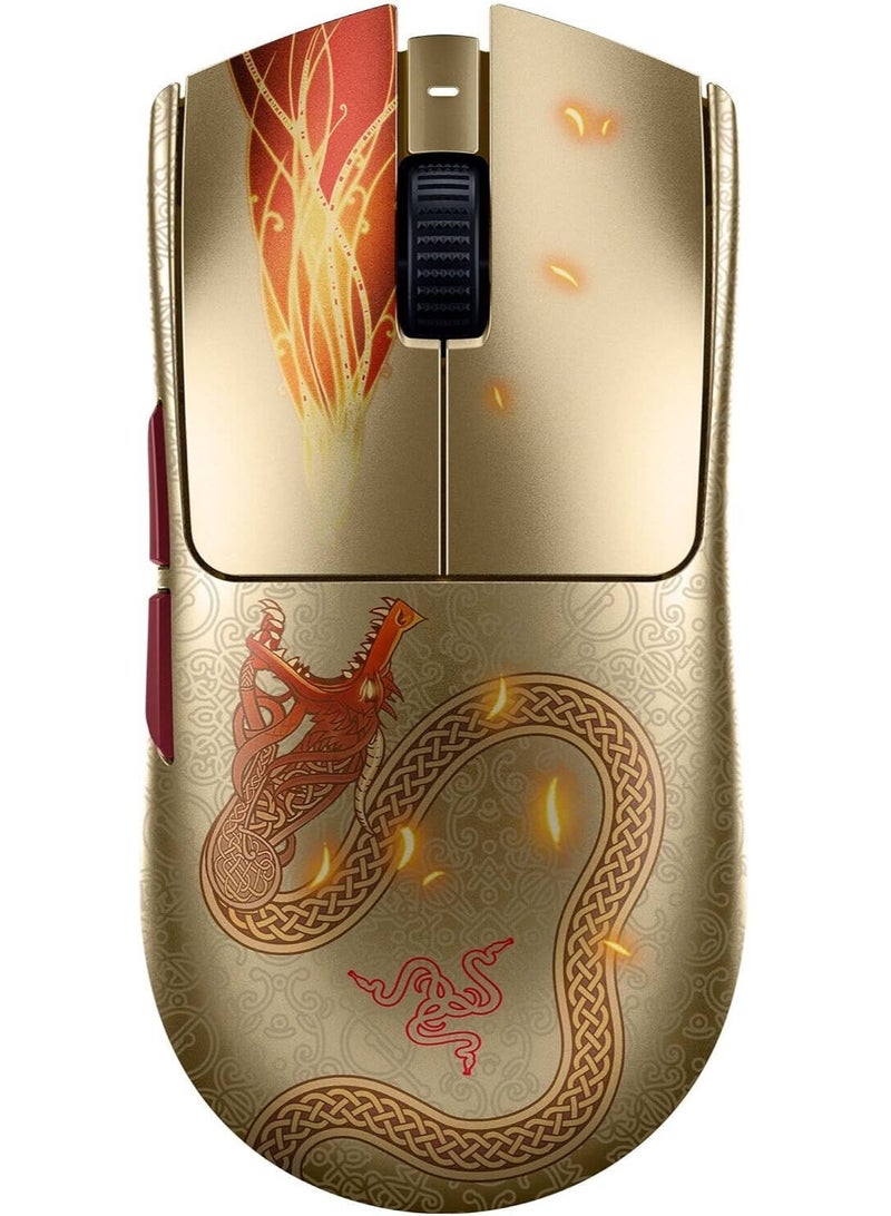 ASUS Razer Viper V3 Pro Counter Strike 2 Edition Computer Mouse, 54g Lightweight Design, 35K Gen 2 DPI Optical Sensor, Up To 95H Battery Life, Optical Mouse Switches Gen 3, Gold | RZ01-05120800-R3M1 gold - Image 1