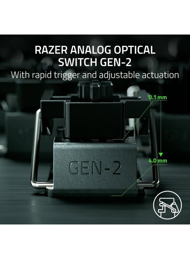 ASUS Razer Huntsman V3 Pro TKL Esports Counter-Strike 2 Edition Gaming Keyboard, Analog Optical Switches Snap Tap, Rapid Trigger, Adjustable Actuation, Media Keys, PBT Keycaps, Gold | RZ03-04982100-R3M1 gold - Image 3