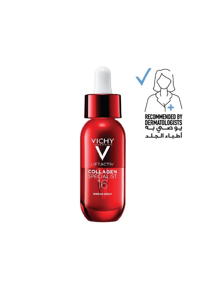VICHY Liftactiv Collagen Specialist 16 Bonding Anti Aging Serum For Men & Women 30ml - Image 1