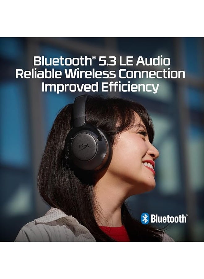 HYPERX Cloud Mix 2 Wireless Headphones with Noise Cancelling, Gaming, Music, Calling, Bluetooth 5.3 or USB-C, 110h Battery, Black - Image 5