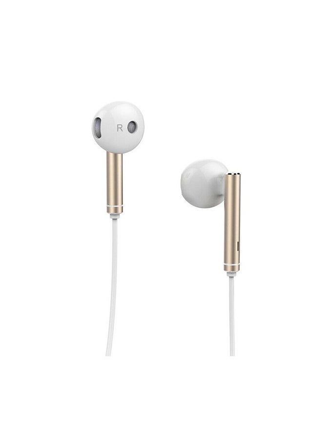 هواوي Renewed - Stereo In Ear Headphone With Mic For Huawei Gold/White - Image 2