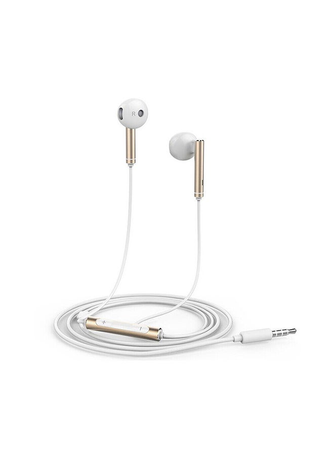 هواوي Renewed - Stereo In Ear Headphone With Mic For Huawei Gold/White - Image 5