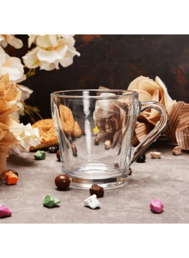 باساباتشي Pasabahce Aria Tea Mug 205ml Set of 6Pcs - Image 4