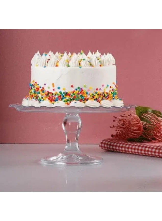 باساباتشي Pasabahce Petite Patisserie Cake Footed Stand 26.4cm -Turkey Made - Image 3