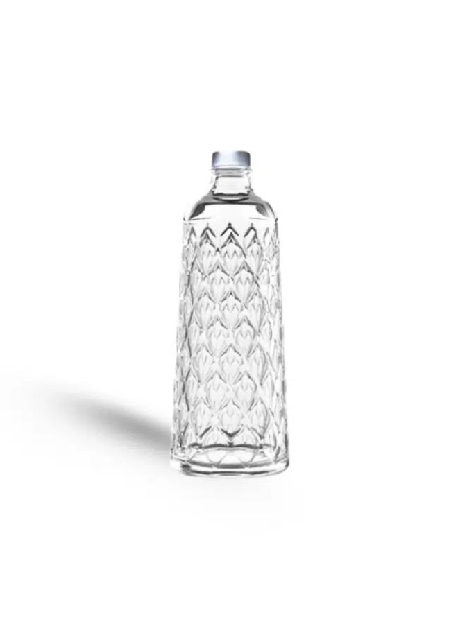 باساباتشي Pasabahce Leafy Water Bottle 1035ml with Cover-Turkey Made - Image 1