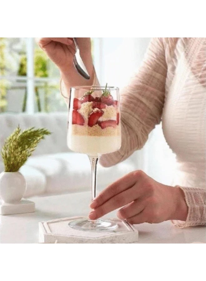 باساباتشي Pasabahce Glass Cup Iconic 340ml Kadeh Set of 6Pcs -Turkey Made - Image 2