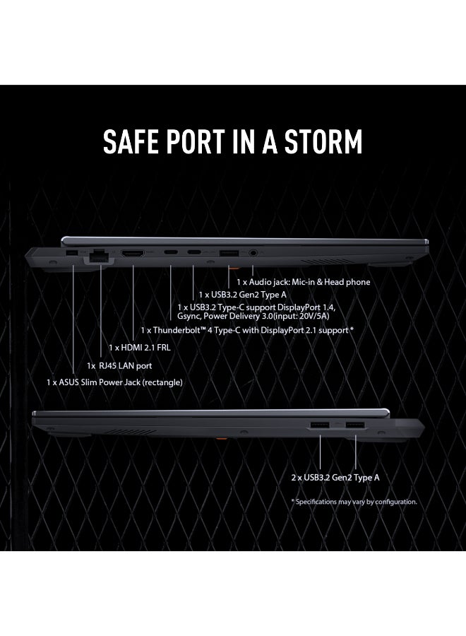 ASUS TUF Gaming Laptop With 16-Inch Full HD Display,Intel Core i7-14650HX Processor/32GB RAM/1TB SSD/Nvidia RTX 5070 Graphics/Windows 11 Home English Gray - Image 3