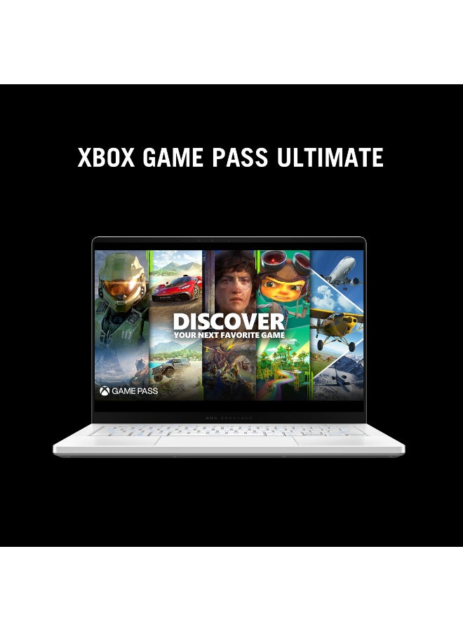 أسوس ROG Zephyrus Laptop With 14-Inch Full HD Display,AMD Ryzen 9 HX 370 Processor/32GB RAM/1TB SSD/Nvidia RTX 5060 Graphics/Windows 11 Home English White - Image 2