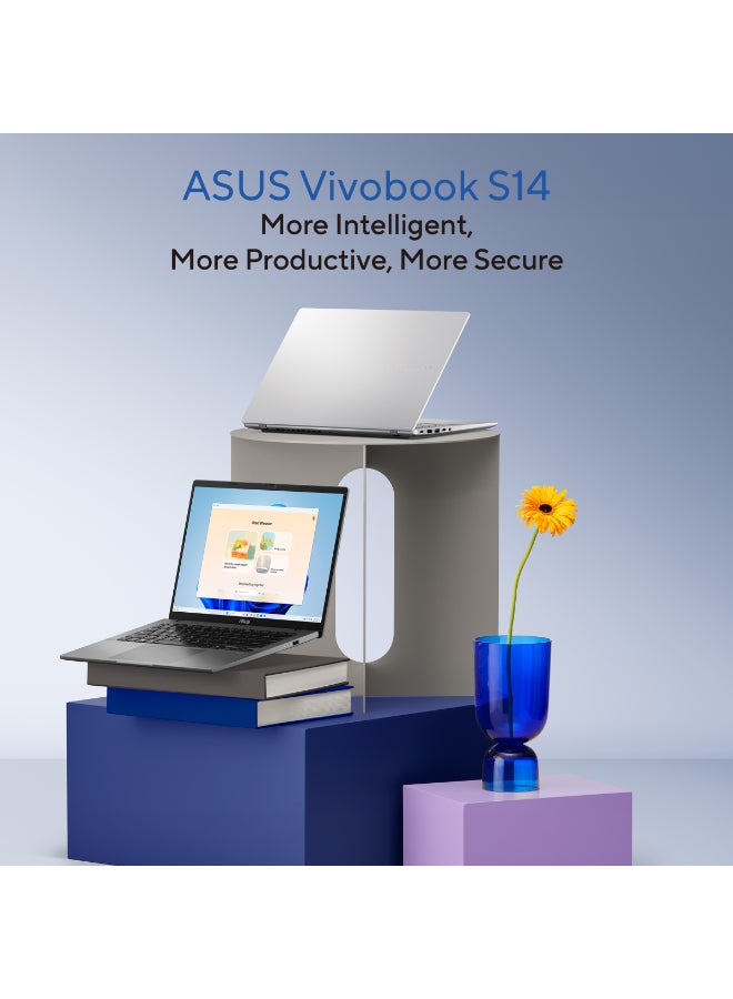 ASUS Vivobook S Laptop With 14-Inch Full HD Display,Qualcomm Snapdragon Processor/16GB RAM/1TB SSD/Qualcomm UMA Graphics/Windows 11 Home English Gray - Image 5