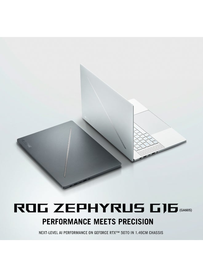 ROG Zephyrus Laptop With 16-Inch Full HD Display,AMD AI 7 350 Processor/32GB RAM/1TB SSD/Nvidia RTX 5060 Graphics/Windows 11 Home English Gray image 5