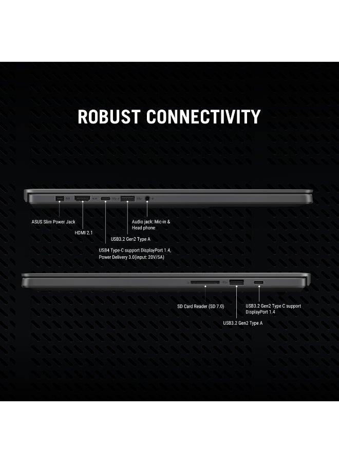 ASUS ROG Zephyrus Laptop With 16-Inch Full HD Display,AMD AI 7 350 Processor/32GB RAM/1TB SSD/Nvidia RTX 5060 Graphics/Windows 11 Home English Gray - Image 3