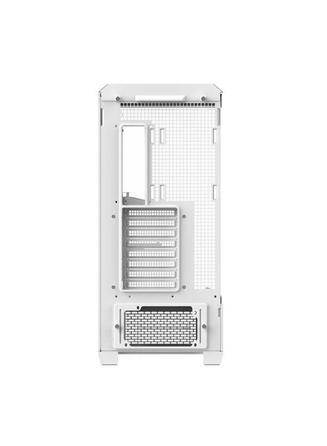 Thermaltake View 600 TG Snow Full Tower PC Case – 4 Tempered Glass Panels, Up to 480mm GPU & 175mm CPU Cooler, 10 Fan or 360/420mm Radiator Support, USB 3.2 Gen 2 Type-C, HDD/SSD Storage, High Airflow, GPU Holder, LCD Panel Compatible | CA-11H-00F6WN-00 - Image 3