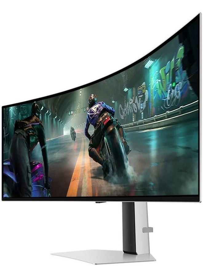 Samsung Odyssey G91SD G9 Gaming Curved Monitor, 49" OLED Display, DQHD Resolution, 144Hz Refresh Rate, 0.03ms Response Time, AMD FreeSync Premium Pro, White | LS49DG912SMXUE white - Image 2
