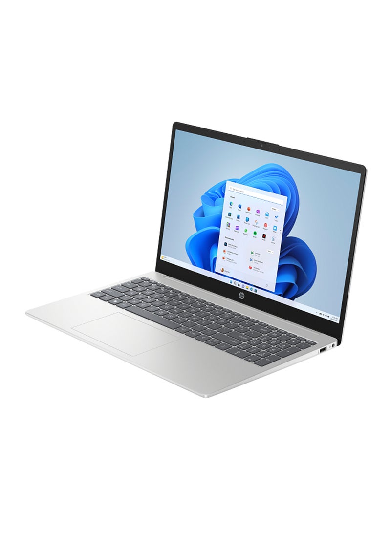 HP 15-FD0066nx Laptop With 15.6 Inch Full HD (1920x1080) Display, Core i3-1315U Processor/8GB RAM DDR4/256GB SSD/Intel UHD Graphics/DOS(Without Windows)/ English/Arabic Silver - Image 3