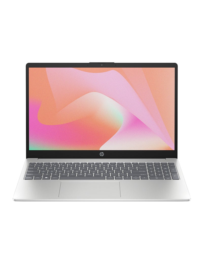 HP 15 fd1039nx Laptop With 15.6 Inch Full HD (1920x1080) Display, Core Ultra 5-125H Processor/16GB RAM DDR5/512GB SSD/Intel Arc Graphics/DOS(Without Windows)/ English/Arabic Silver - Image 1